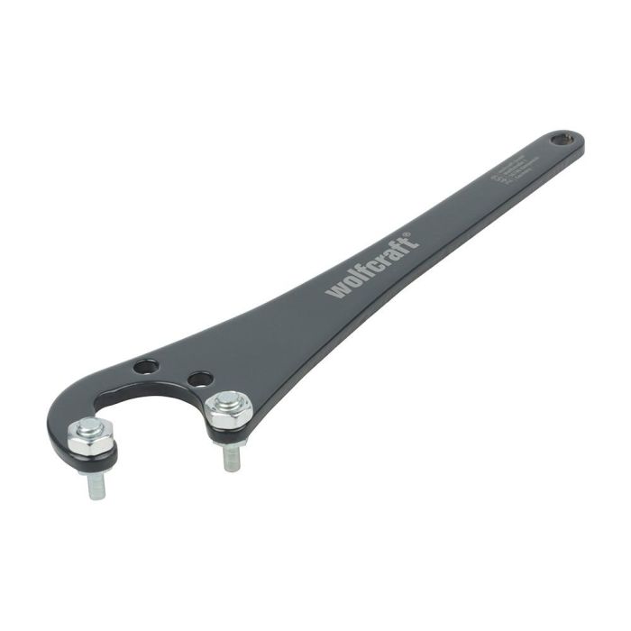 Wolfcraft Llave de brida universal para amoladoras angulares 2459000, distancia entre pivotes variable 30, 35mm, metal, profesional/doméstico 0 Wolfcraft Llave de brida universal para amoladoras angulares 2459000, distancia entre pivotes variable 30, 35mm, metal, profesional/doméstico 0