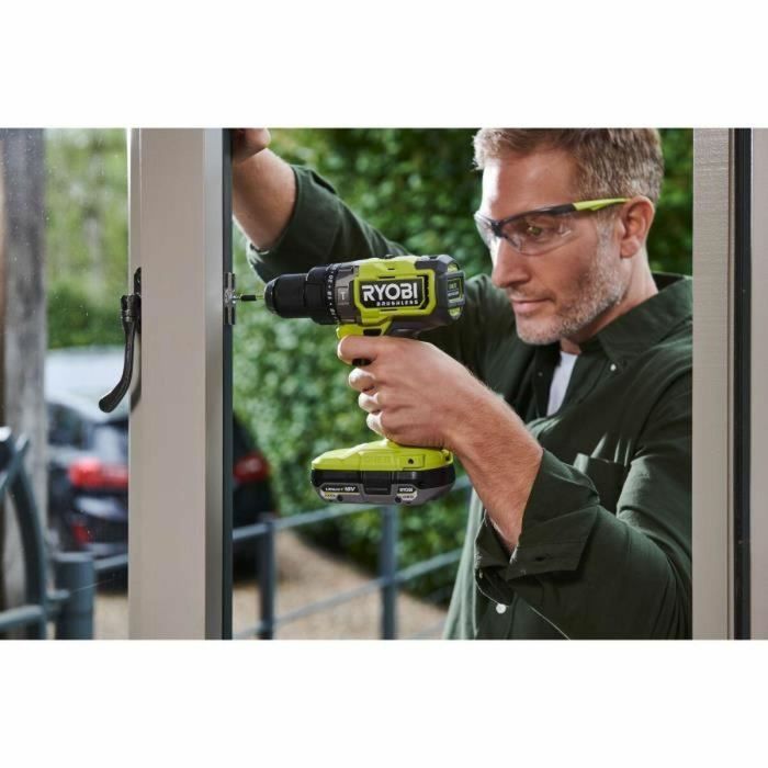 Ryobi Taladro de Impacto Sin Escobillas 18V 95 Nm con 2 Baterías - 500-2100 rpm - 7500-31500 cp/min 4 Ryobi Taladro de Impacto Sin Escobillas 18V 95 Nm con 2 Baterías - 500-2100 rpm - 7500-31500 cp/min 4