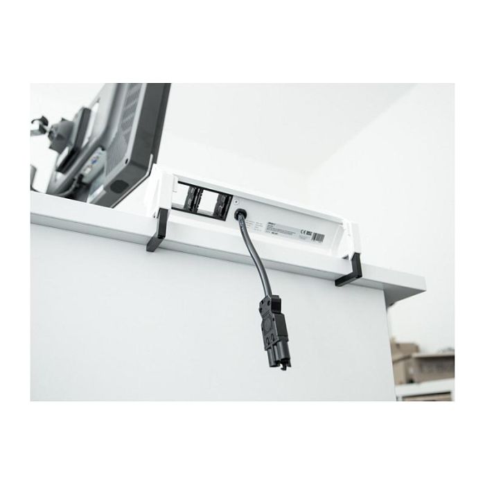 Bachmann DESK2 Regleta 3 Enchufes Type F 16A 230V 4 Módulos Negro Aluminio Acero Inoxidable Bachmann DESK2 Regleta 3 Enchufes Type F 16A 230V 4 Módulos Negro Aluminio Acero Inoxidable