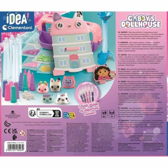 Clementoni 8005125182039 Taller de Plumas Edición Gabby y la Casa Mágica 1