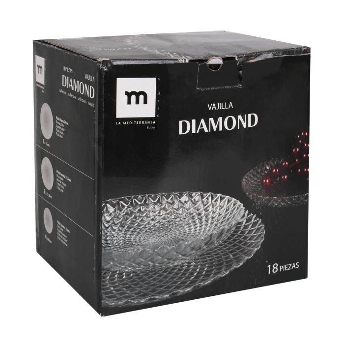 Vajilla Diamond 18 Piezas - La Mediterranea (2 Unidades) 3 Vajilla Diamond 18 Piezas - La Mediterranea (2 Unidades) 3