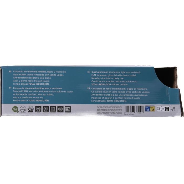 Tartera Aluminio Fundido Confort Quid 36 cm - 7,2 L (2 Unidades) 5 Tartera Aluminio Fundido Confort Quid 36 cm - 7,2 L (2 Unidades) 5