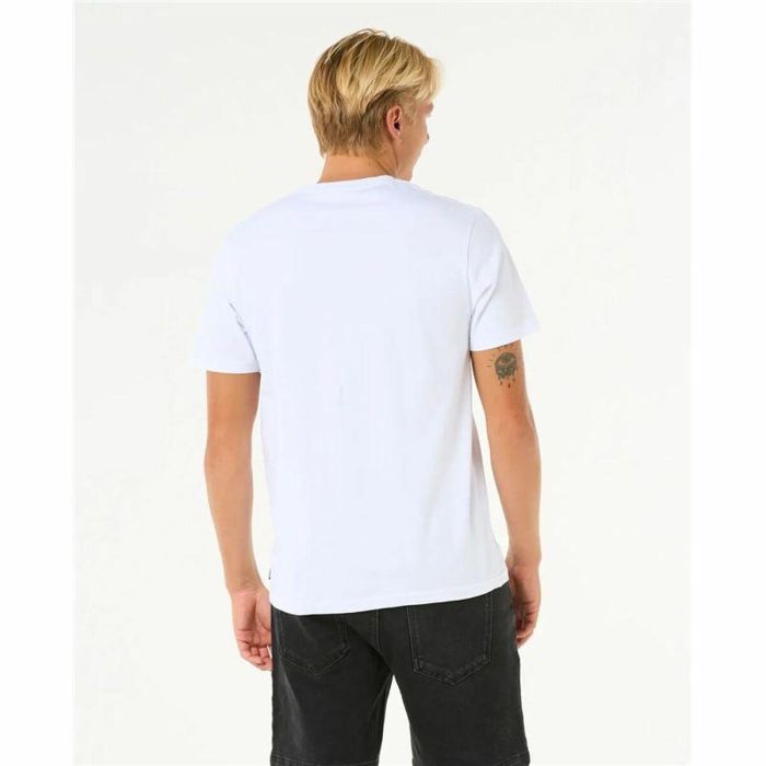 Camiseta de Manga Corta Hombre Rip Curl Surf Paradise Blanco 3
