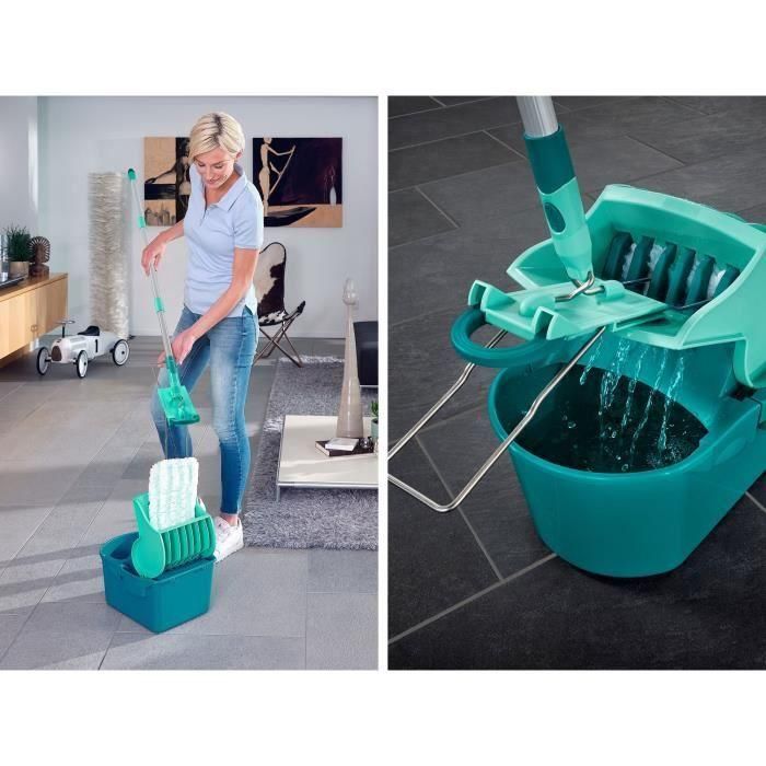 LEIFHEIT Set Profi Compact escoba plana - 42 cm - mango de acero 140 cm 4 LEIFHEIT Set Profi Compact escoba plana - 42 cm - mango de acero 140 cm 4