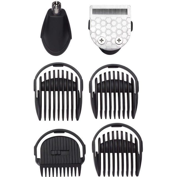BABYLISS MT725E - Recortadora multifunción 6 en 1 - Inalámbrico - Autonomía 60min - 2 accesorios intercambiables - Cabezales lavables 2 BABYLISS MT725E - Recortadora multifunción 6 en 1 - Inalámbrico - Autonomía 60min - 2 accesorios intercambiables - Cabezales lavables 2