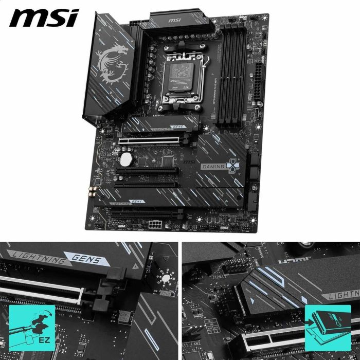 MSI Placa Base X870 GAMING PLUS WiFi AM5 ATX DDR5 128GB AAANX05377 10 MSI Placa Base X870 GAMING PLUS WiFi AM5 ATX DDR5 128GB AAANX05377 10