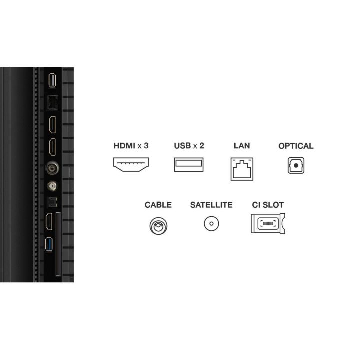 Smart TV TCL 85P7K 85" 4K Ultra HD HDR QLED 3