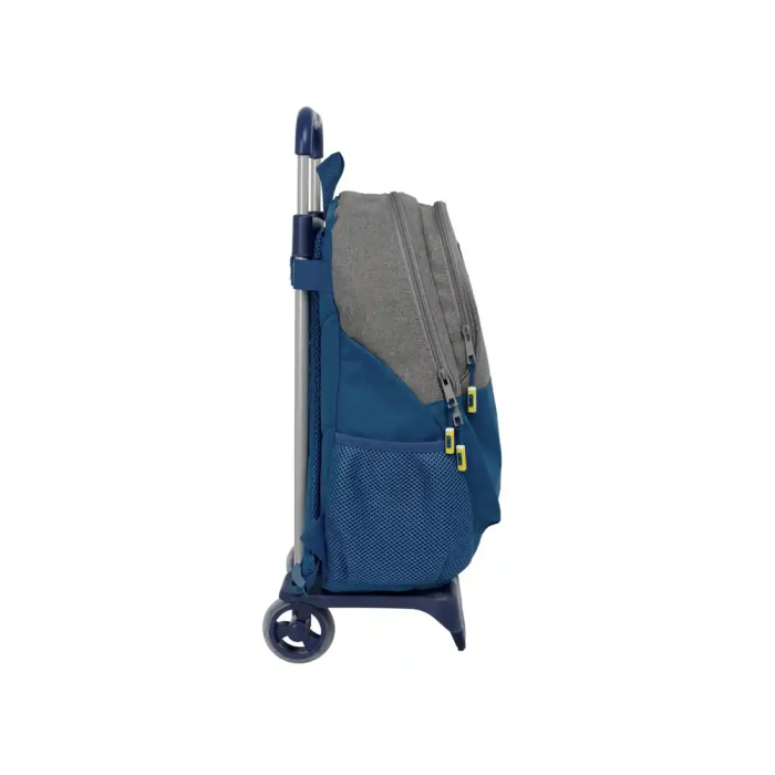 Mochila Escolar con Ruedas Munich Street Azul Gris 32 x 44 x 16 cm 2
