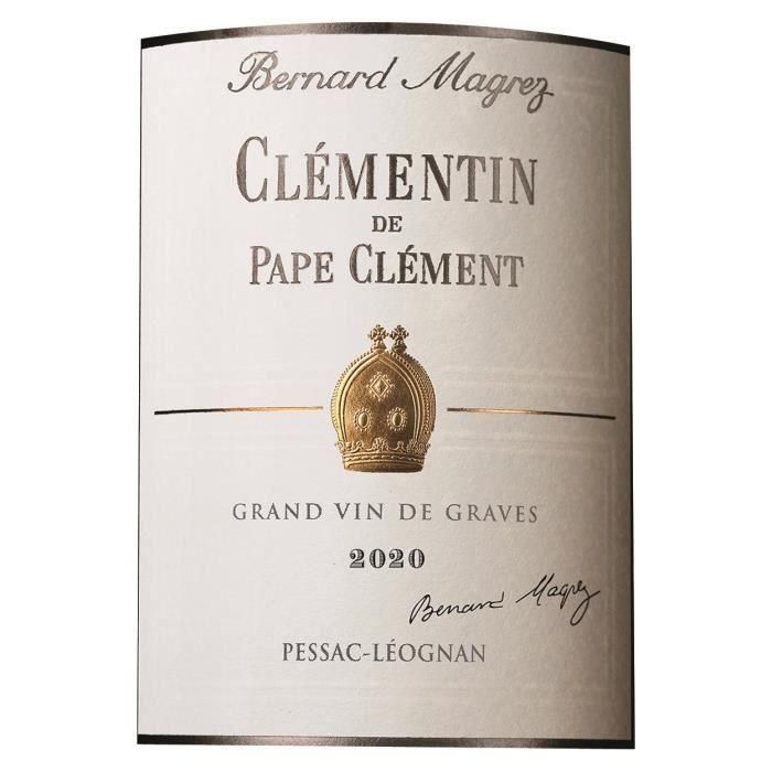 Clémentin de Pape Clément 2020 Pessac-Léognan - Vino Blanco Burdeos 1 Clémentin de Pape Clément 2020 Pessac-Léognan - Vino Blanco Burdeos 1