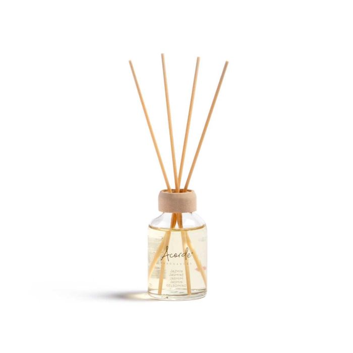 Mikado 50 ml con varilla jazmin Acorde - Fragancia en vidrio, 7x17x5 cm (12 Unidades) 1 Mikado 50 ml con varilla jazmin Acorde - Fragancia en vidrio, 7x17x5 cm (12 Unidades) 1