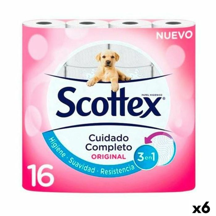 Papel Higiénico Scottex Original Blanco 16 Piezas (6 Unidades) 0 Papel Higiénico Scottex Original Blanco 16 Piezas (6 Unidades) 0