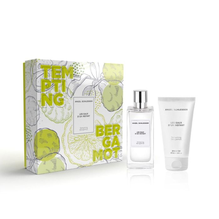 Angel Schlesser Les Eaux D'un Instant Tempting Bergamot Estuche Regalo para Mujer, Eau de Toilette 100ml + Gel Ducha 100ml (2 pz)