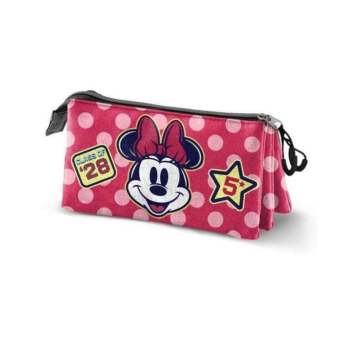 Estuche portatodo triple minnie mouse class 23 x8 x11 cm Estuche portatodo triple minnie mouse class 23 x8 x11 cm