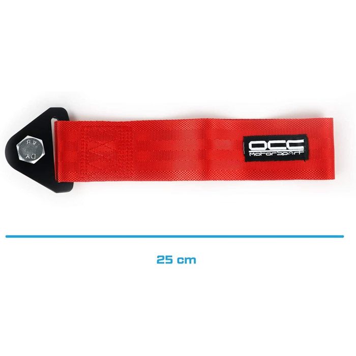 Cinta de Remolque OCC Motorsport 3000 kg 15mm Rojo 7 Cinta de Remolque OCC Motorsport 3000 kg 15mm Rojo 7