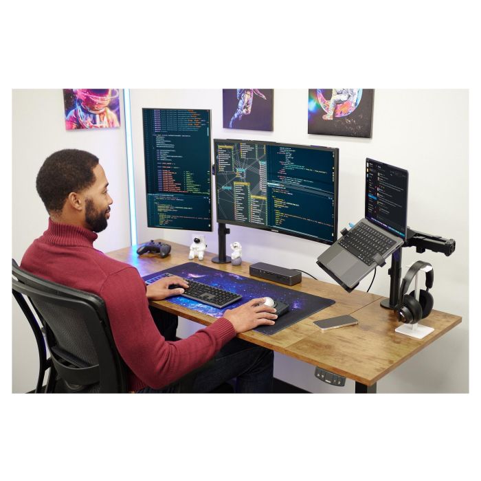 Kensington Auriculares Gaming H3000 PROVC, Diadema Bluetooth 5.2, Negro, 60h Batería, Cancelación Ruido, Micrófono Boom, USB-C, Para PC, PS, Xbox, Android, iOS