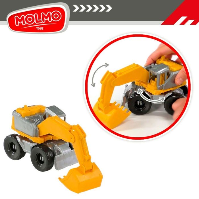 Vehículos de Construcción Colorbaby 31 x 41 x 9,5 cm (4 Unidades) 3 Piezas 4 Vehículos de Construcción Colorbaby 31 x 41 x 9,5 cm (4 Unidades) 3 Piezas 4