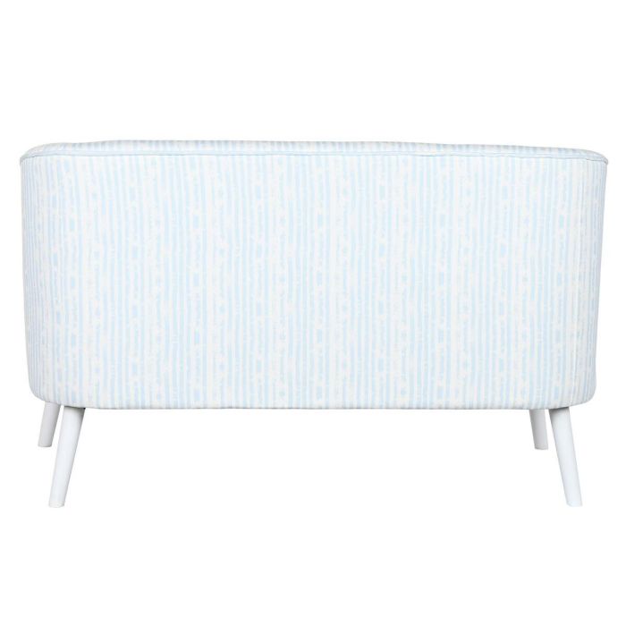 Sofa Mediterraneo DKD Home Decor Azul Celeste Blanco 68 x 78 x 130 cm 4