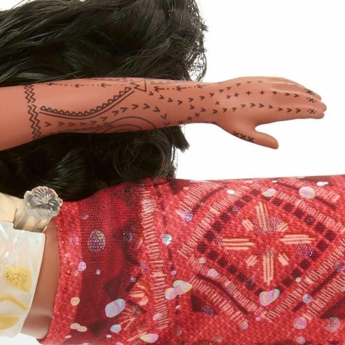 Disney Princess Muñeca Nadadora Vaiana 2 Vaiana JFF09 con Corpiño que Cambia de Color 1