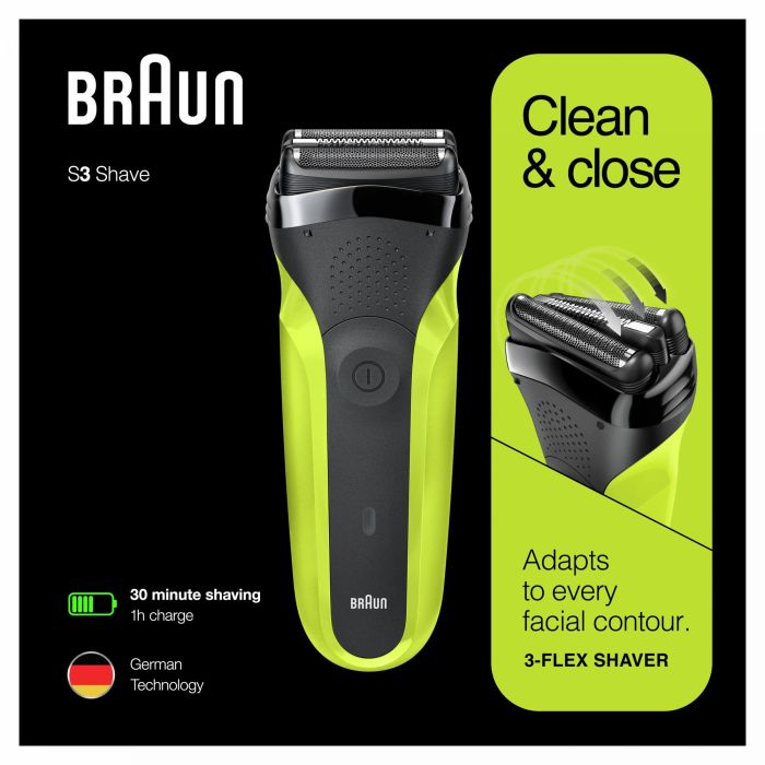 Braun Series 3 - 300 Rasierer 276326 Akku/Netz schwarz-grn 0 Braun Series 3 - 300 Rasierer 276326 Akku/Netz schwarz-grn 0