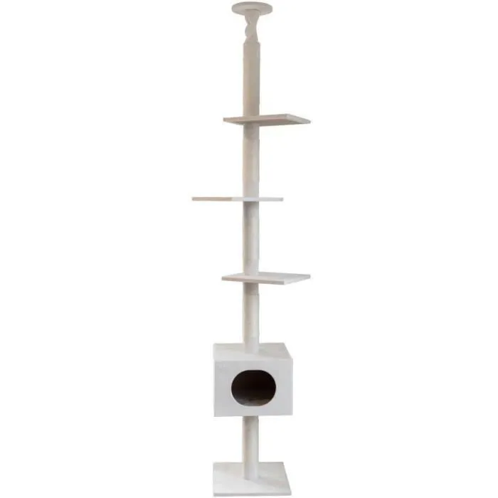 Kerbl Árbol para Gatos FERDI 38 x 38 x 240-260 cm Blanco Sisal 0 Kerbl Árbol para Gatos FERDI 38 x 38 x 240-260 cm Blanco Sisal 0