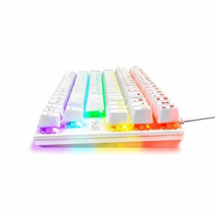 The G-Lab KEYZMERCURYWFR Teclado Gaming Mecánico TKL Blanco 2 The G-Lab KEYZMERCURYWFR Teclado Gaming Mecánico TKL Blanco 2