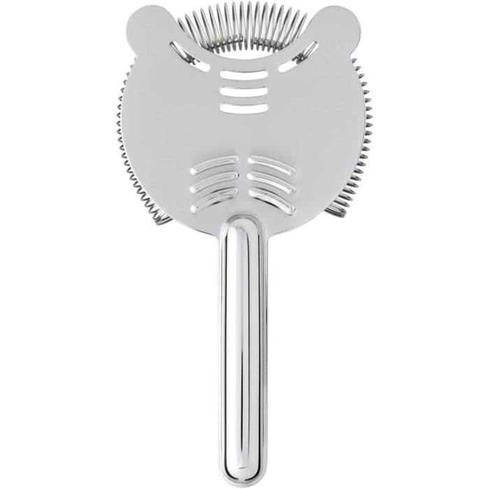 Alessi Ettore Sottsass Colador de Bar Acero Inoxidable 18/10 5053 - 19cm, Ideal para Vinos y Bar Alessi Ettore Sottsass Colador de Bar Acero Inoxidable 18/10 5053 - 19cm, Ideal para Vinos y Bar