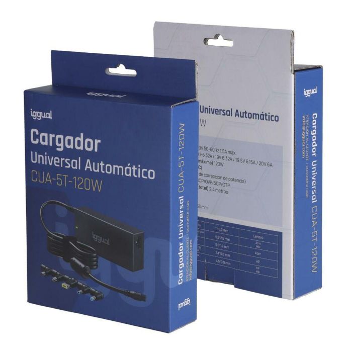 Cargador para Portátil iggual IGG319895 3 Cargador para Portátil iggual IGG319895 3