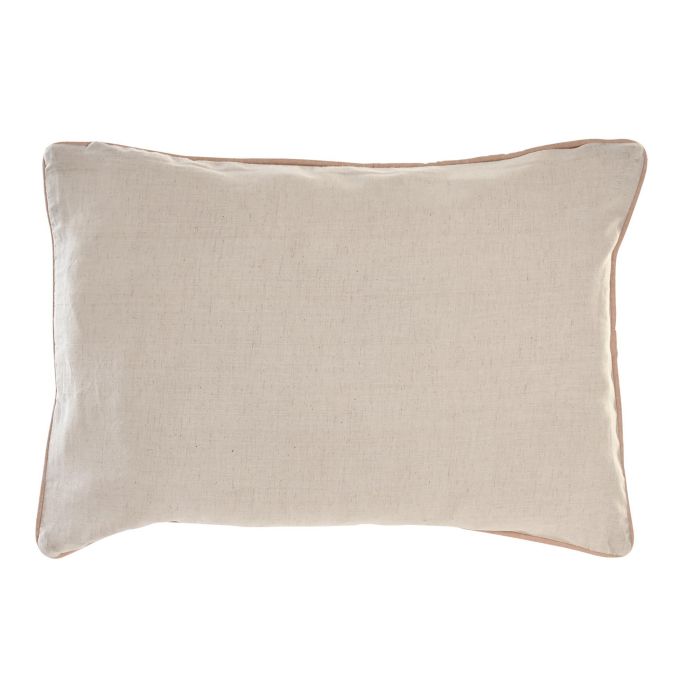 DKD Home Decor Funda Cojin Tradicional Beige Algodon Poliester 1 x 40 x 60 cm 2