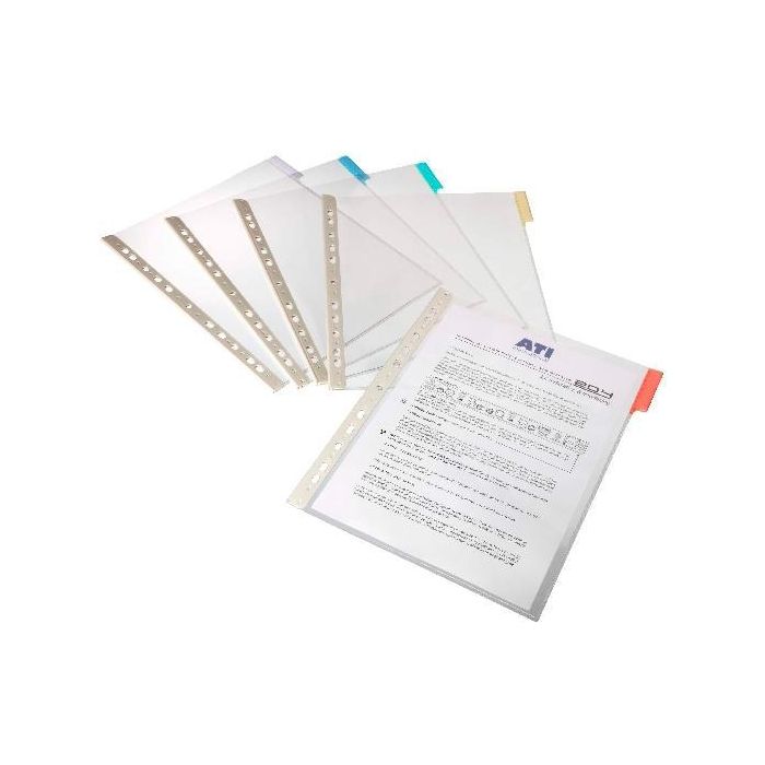 Durable Funda Clasificador Function Panel A4 Plástico Transparente Pack 5 - Ideal para Organización Visual