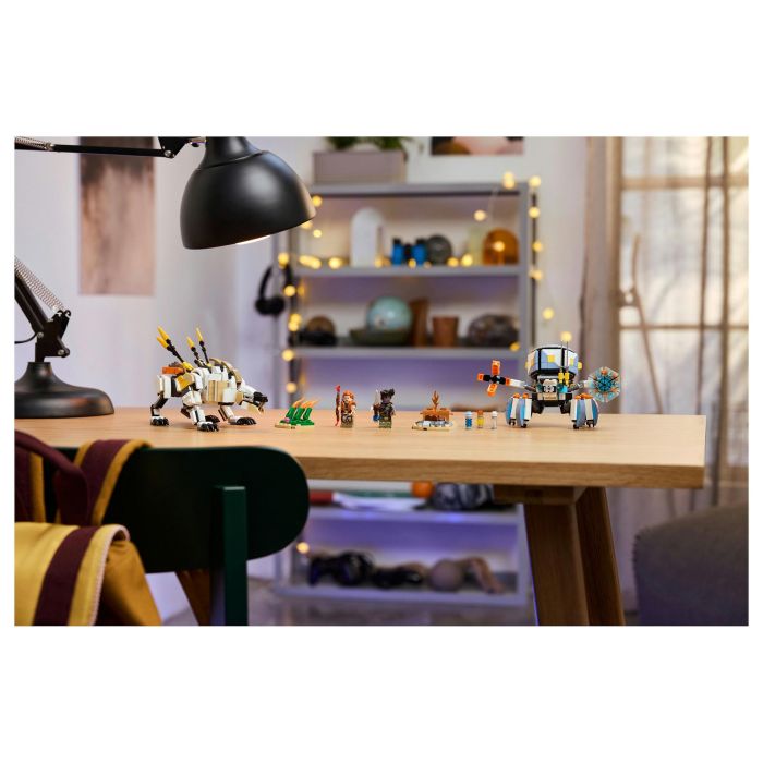 Lego Horizon Adventures 77037 Aloy y Varl contra Testudien y Sawtooth - Juego de Construcción para Niños y Niñas a Partir de 9 Años