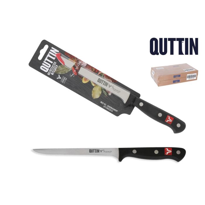 Quttin Cuchillo Jamonero Mini Sybarite 16 cm (16 Unidades) 0 Quttin Cuchillo Jamonero Mini Sybarite 16 cm (16 Unidades) 0