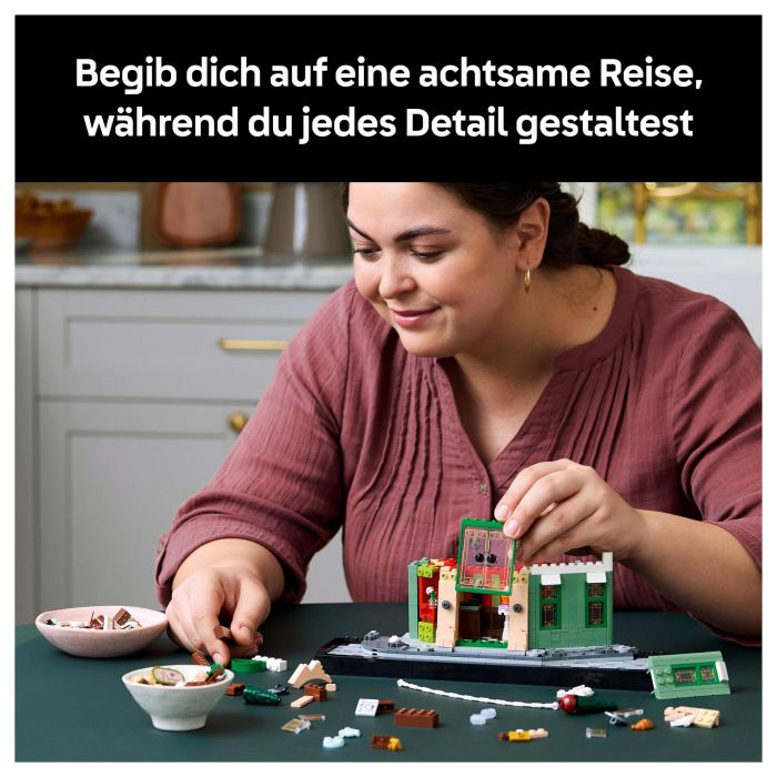 LEGO 10362 Cafetería Francesa: Decoración de Estantería Parisina Set para Adultos