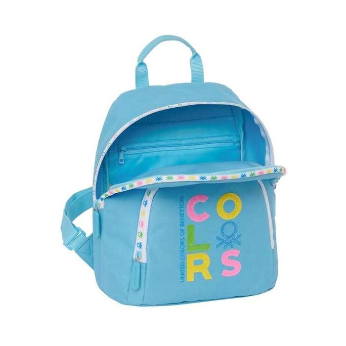Mochila Benetton Spring Mini Celeste 25 x 30 x 13 cm 1 Mochila Benetton Spring Mini Celeste 25 x 30 x 13 cm 1