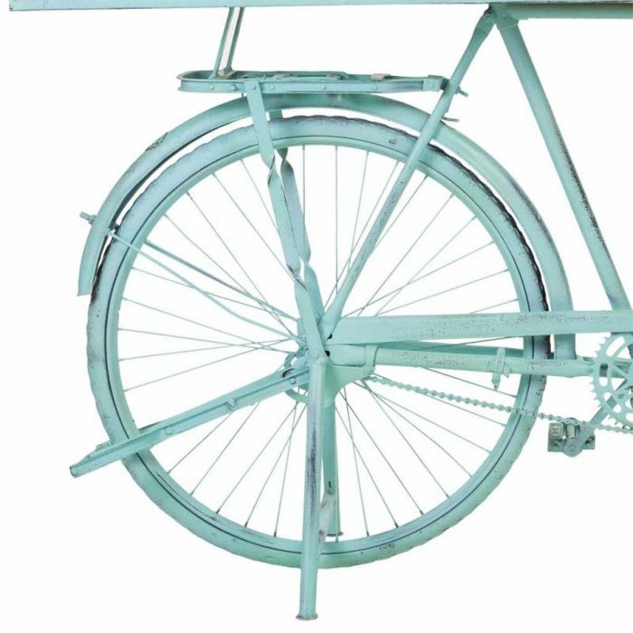 Recibidor Alexandra House Living Bike Turquesa Madera Hierro 50 x 94 x 198 cm 4