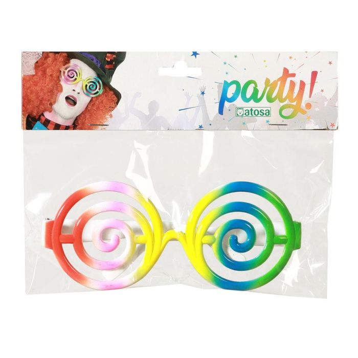 Gafas Espirales Multicolor Unisex Adulto para Disfraces 1 Gafas Espirales Multicolor Unisex Adulto para Disfraces 1