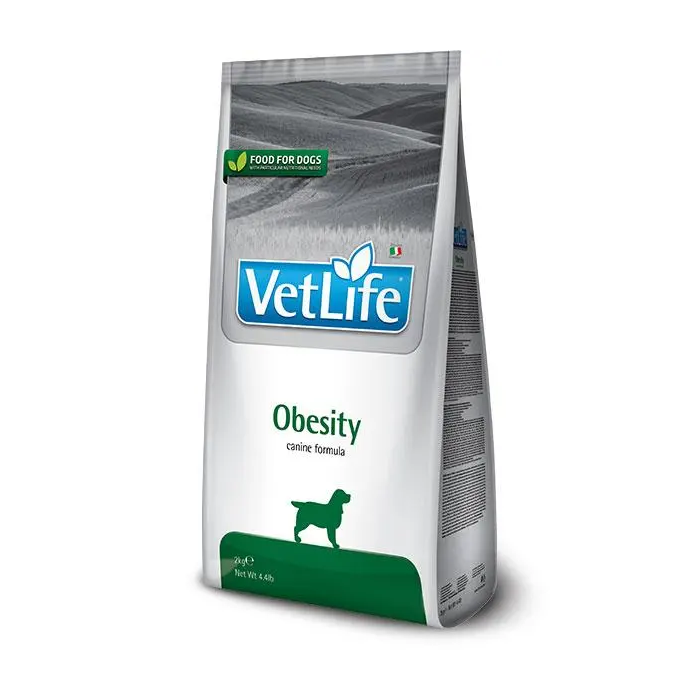 Farmina Vet Life Dog Obesity - Alimento dietético para perros, reducción de peso y control de glucosa, 2 kg Farmina Vet Life Dog Obesity - Alimento dietético para perros, reducción de peso y control de glucosa, 2 kg