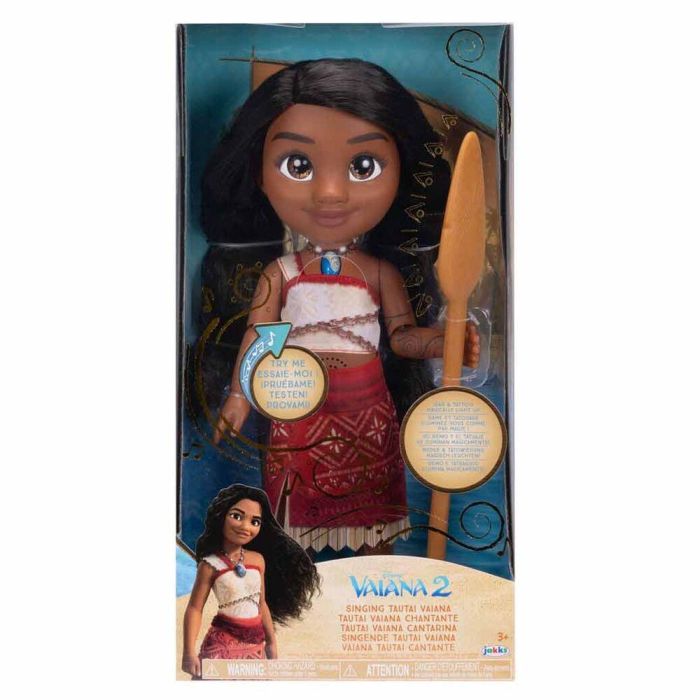JAKKS PACIFIC Muñeca Vaiana Moana 2 Disney 38cm con Sonido para +3 Años 0 JAKKS PACIFIC Muñeca Vaiana Moana 2 Disney 38cm con Sonido para +3 Años 0