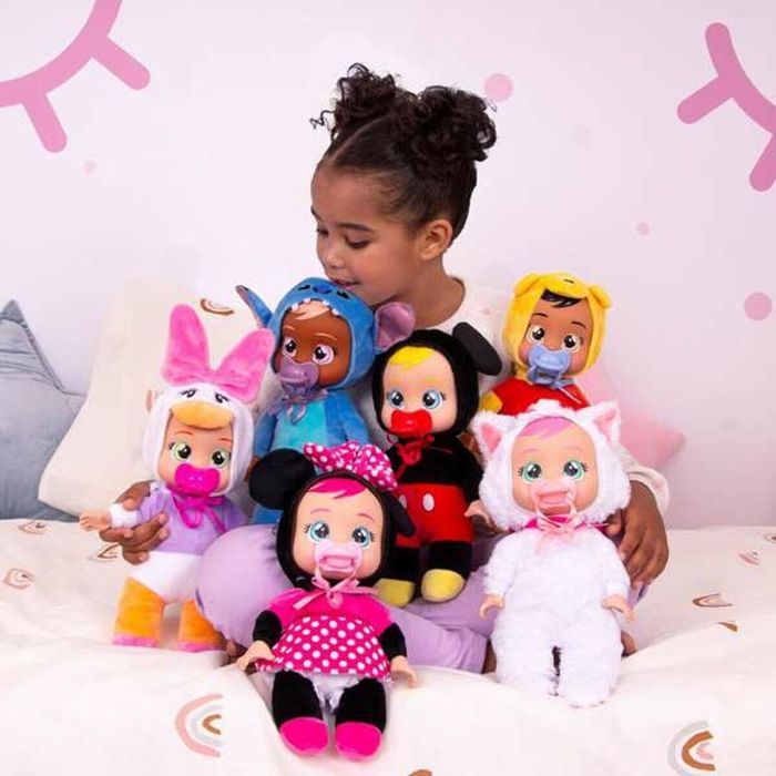 IMC Toys Muñeco Bebe Lloron Tiny Cuddles Disney 25 cm, Llora Lágrimas de Verdad, Incluye Chupete, Modelos Surtidos 1 IMC Toys Muñeco Bebe Lloron Tiny Cuddles Disney 25 cm, Llora Lágrimas de Verdad, Incluye Chupete, Modelos Surtidos 1