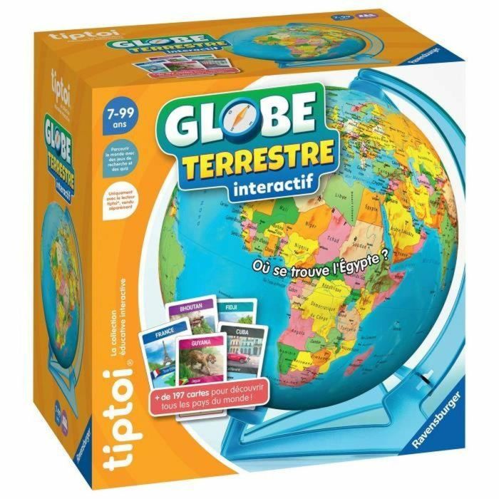 Ravensburger 4005556001910 tiptoi Globo terrestre interactivo A partir de 7 años Ravensburger 4005556001910 tiptoi Globo terrestre interactivo A partir de 7 años