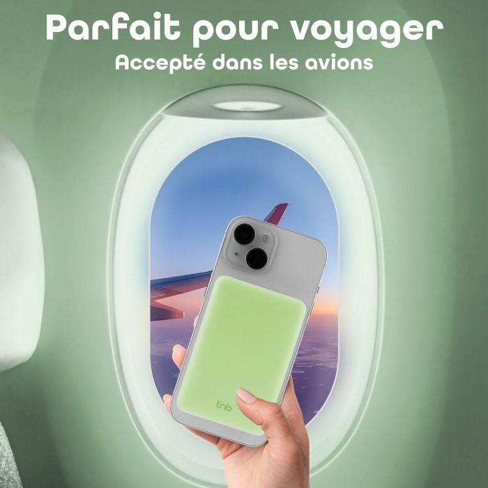 Powerbank T'NB PBUMAG5GR 5000 mAh Verde Magsafe 13