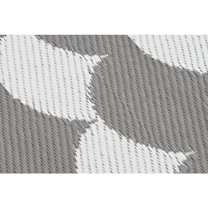 DKD Home Decor Alfombra de Poliéster con diseño de Ondas, Gris y Blanco, 210x150 cm (1 cm grosor), Pack de 2 1 DKD Home Decor Alfombra de Poliéster con diseño de Ondas, Gris y Blanco, 210x150 cm (1 cm grosor), Pack de 2 1