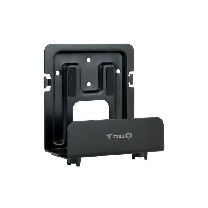 TooQ TQMPM4776 Soporte Universal de Pared para Router, MiniPC, Reproductores Multimedia, Consolas. Ajustable 47-76mm, soporta 5kg, Negro. TooQ TQMPM4776 Soporte Universal de Pared para Router, MiniPC, Reproductores Multimedia, Consolas. Ajustable 47-76mm, soporta 5kg, Negro.
