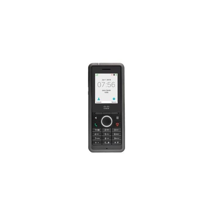 Cisco IP DECT 6825 Bundle Handset Teléfono IP Negro, 2" Pantalla, PoE, Bluetooth