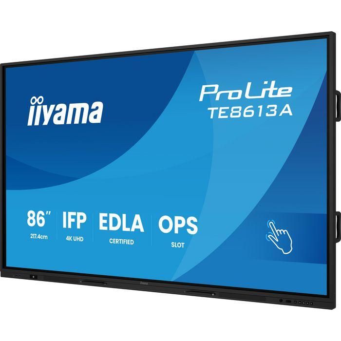 iiyama Pantalla Interactiva 86" iiWare21E 4K UHD Android 14 EDLA GMS-apps Táctil 40 Puntos PureTouch IR+ Antireflejo WiFi6 2 iiyama Pantalla Interactiva 86" iiWare21E 4K UHD Android 14 EDLA GMS-apps Táctil 40 Puntos PureTouch IR+ Antireflejo WiFi6 2