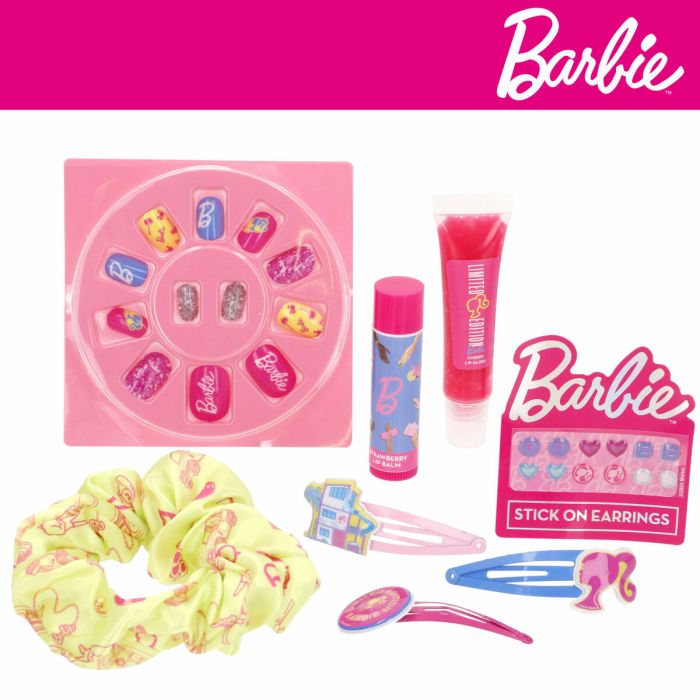 Set de Maquillaje Infantil Barbie 9 x 1 x 9 cm 5 Set de Maquillaje Infantil Barbie 9 x 1 x 9 cm 5