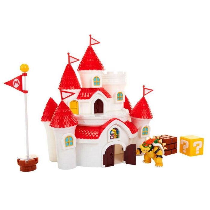 Playset Mushroom Kingdom Castle Mario Bros Nintendo 2 Playset Mushroom Kingdom Castle Mario Bros Nintendo 2