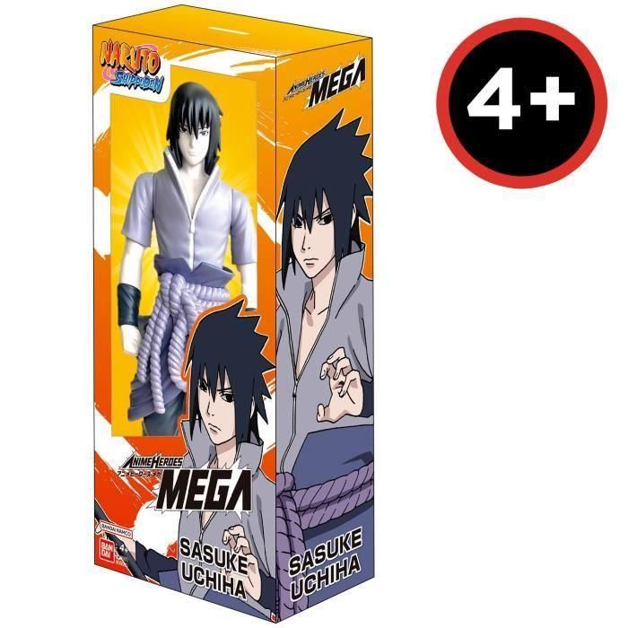 Figura articulada grande - BANDAI - Anime Heroes - Naruto Shippuden - Mega Figura Anime Heroes 30 cm - Sasuke Uchiha 4