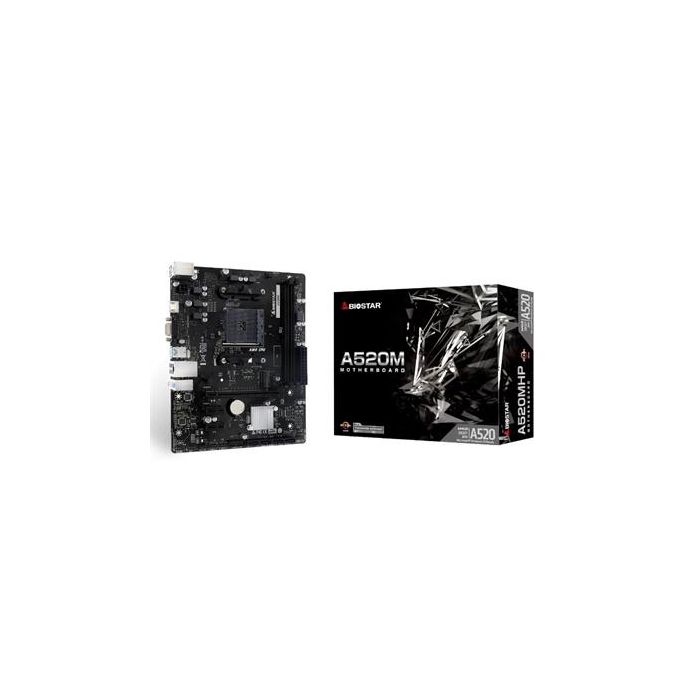 Biostar Placa Base AM4 A520MHP Micro ATX, Chipset AMD A520, Compatible con AMD Ryzen Biostar Placa Base AM4 A520MHP Micro ATX, Chipset AMD A520, Compatible con AMD Ryzen