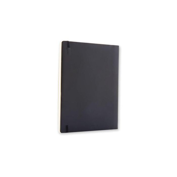 Cuaderno Moleskine Clasico Tapa Blanda 19X25 192H 70Gr. Cuadriculada Con Goma Negra 4