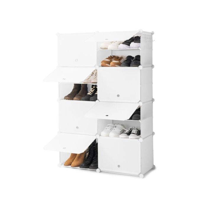 Zapatero Modular Portátil InnovaGoods Blanco 10